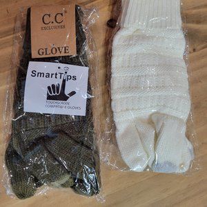 C.C EXCLUSIVES GLOVES WITH SMART TIPS (NWT)